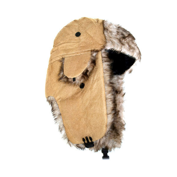 Fliegermuetze hellbraun