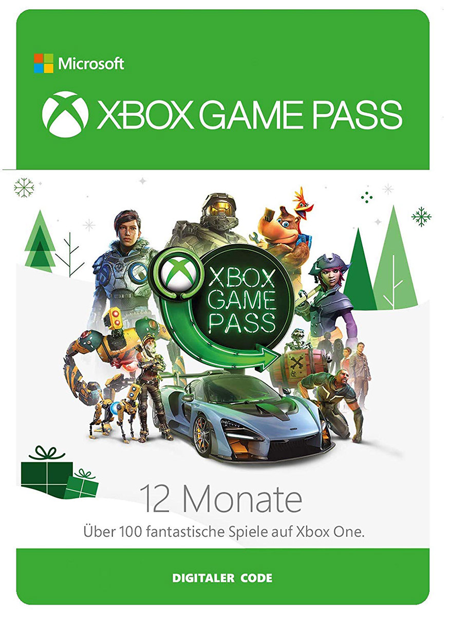 how much is xbox game pass 12 month